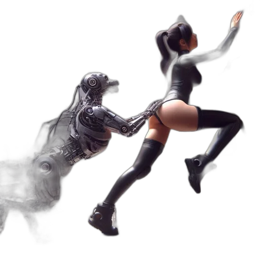 robot, creature, animal, concept art transparent PNG cut-out