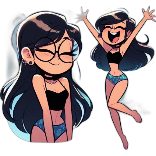 cartoon, concept art, anime, comic book art transparent PNG cut-out