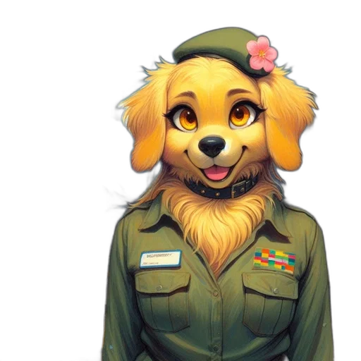 staff, animal, jacket, face transparent PNG cut-out