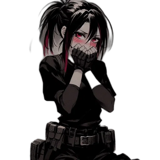 weapon, mask, pixel art, cyberpunk transparent PNG cut-out