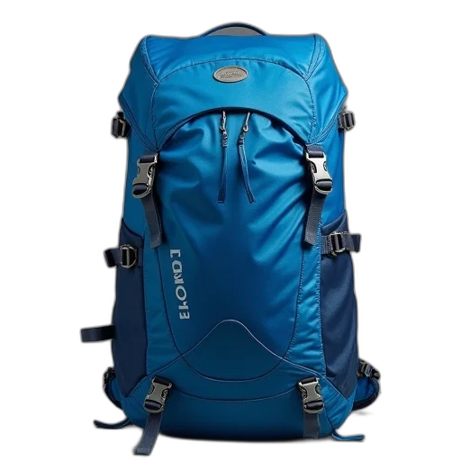 jacket, blue, lowey, trailpack transparent PNG cut-out
