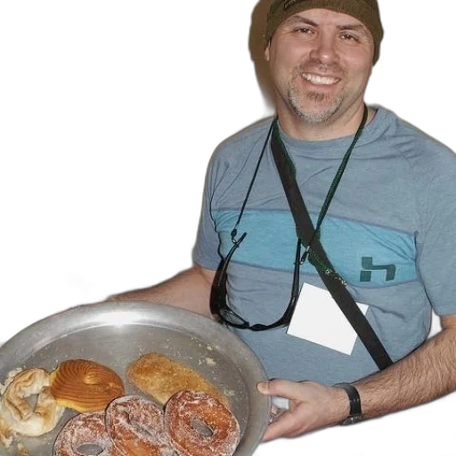food, staff, jacket, hat transparent PNG cut-out