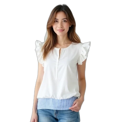 photorealistic, monochrome, young, woman transparent PNG cut-out