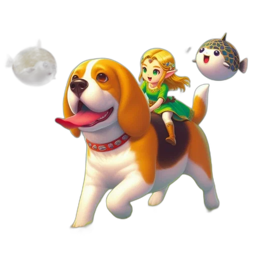animal, concept art, 3d render, pixel art transparent PNG cut-out