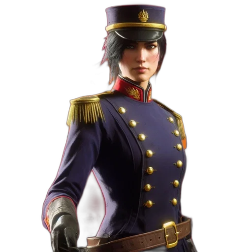 staff, hat, crown, jacket transparent PNG cut-out