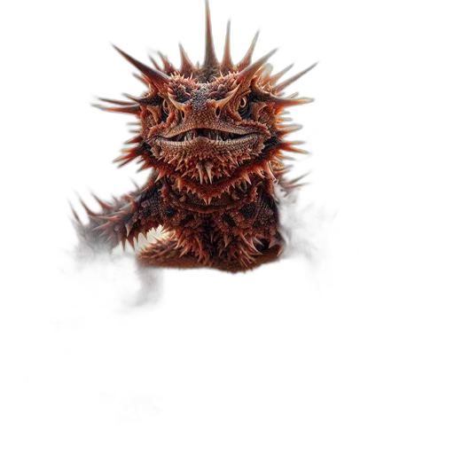 creature, animal, dragon, hair transparent PNG cut-out