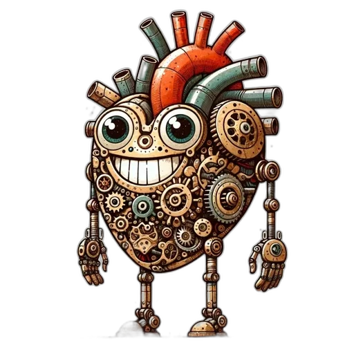 robot, staff, mask, jewelry transparent PNG cut-out