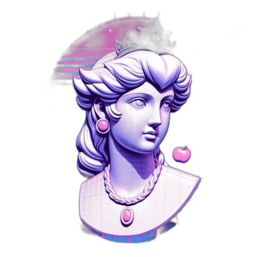 crown, jewelry, staff, face transparent PNG cut-out