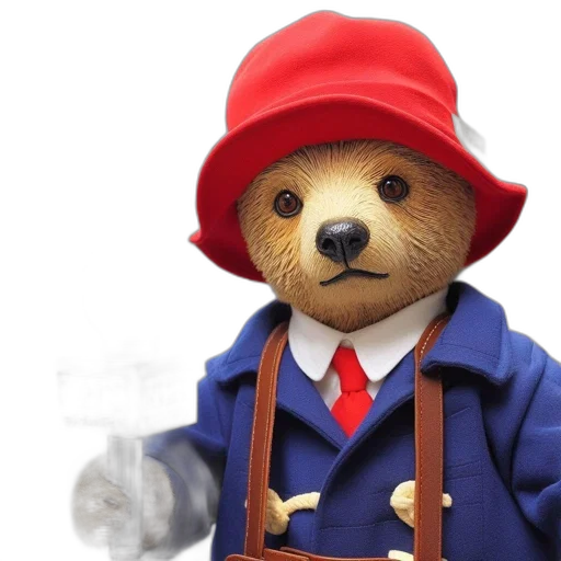 staff, anthropomorphic, bear, toy transparent PNG cut-out