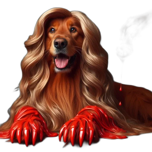 hair, animal, creature, concept art transparent PNG cut-out