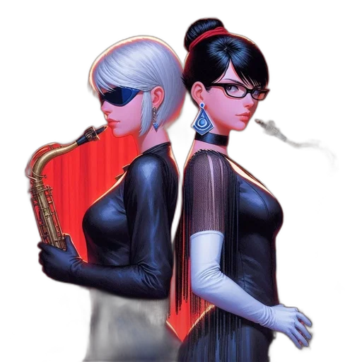 staff, concept art, comic book art, cyberpunk transparent PNG cut-out