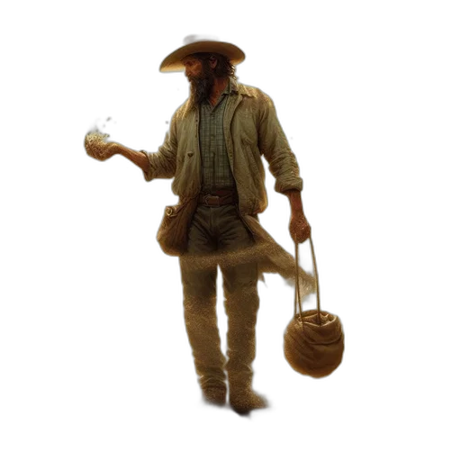 staff, hat, weapon, food transparent PNG cut-out