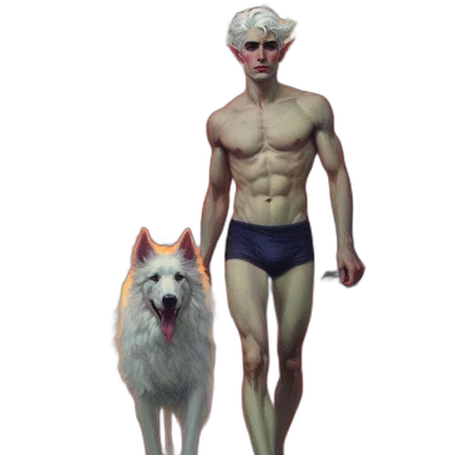 creature, animal, staff, mask transparent PNG cut-out