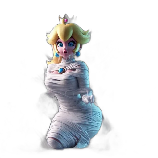 dress, crown, creature, weapon transparent PNG cut-out