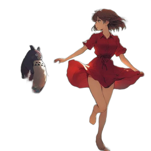 dress, creature, animal, robot transparent PNG cut-out