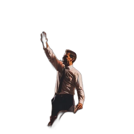 staff, jacket, umbrella, pixel art transparent PNG cut-out