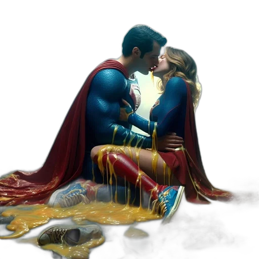 comic book art, concept art, fantasy art, watercolor transparent PNG cut-out