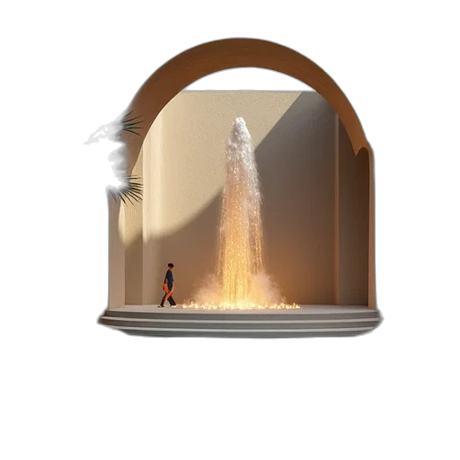 building, sword, staff, hat transparent PNG cut-out