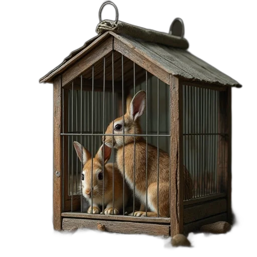 animal, furniture, 3d render, photorealistic transparent PNG cut-out