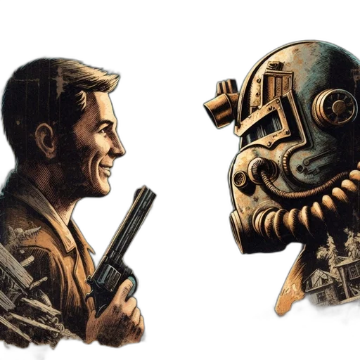 robot, mask, face, weapon transparent PNG cut-out