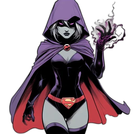 comic book art, concept art, cartoon, dark transparent PNG cut-out