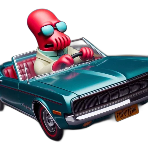 car, robot, jacket, concept art transparent PNG cut-out