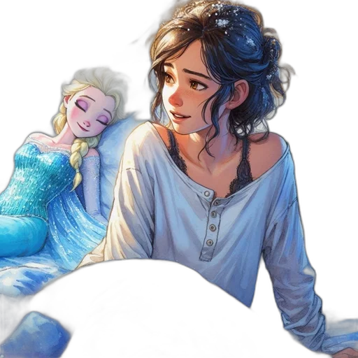 watercolor, fantasy art, concept art, oil painting transparent PNG cut-out