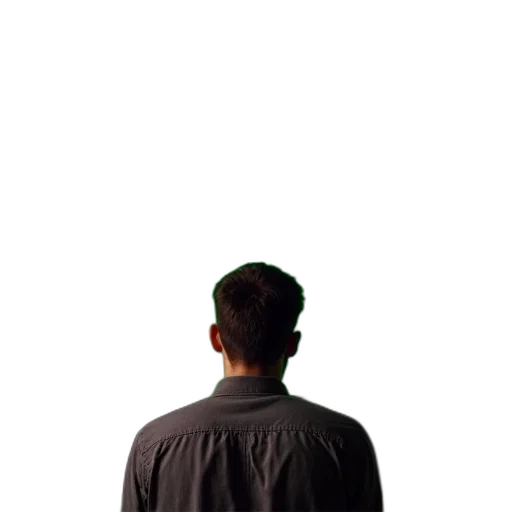 jacket, staff, face, robot transparent PNG cut-out