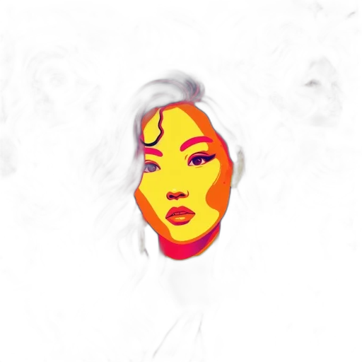 face, mask, photorealistic, pixel art transparent PNG cut-out