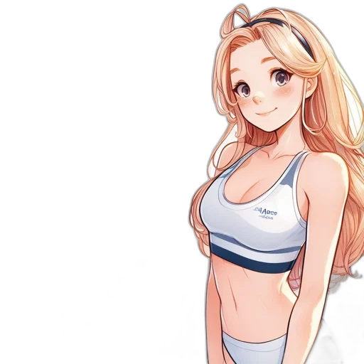 dress, staff, weapon, anime transparent PNG cut-out