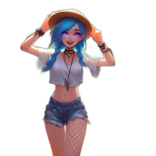 hat, staff, dress, robot transparent PNG cut-out
