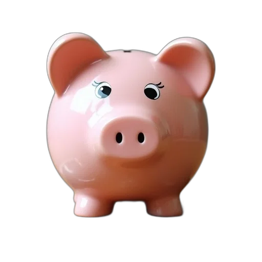 face, 3d render, photorealistic, piggy transparent PNG cut-out