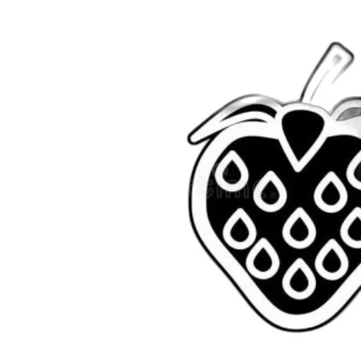 food, monochrome, two, black transparent PNG cut-out