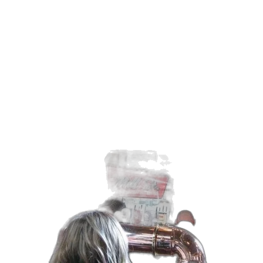 bottle, robot, hair, mask transparent PNG cut-out
