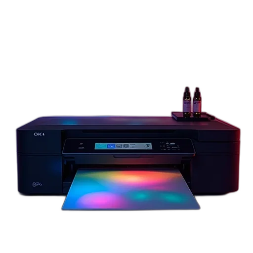 vaporwave, oki, led, printer transparent PNG cut-out