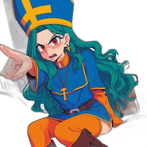 crown, staff, sword, anime transparent PNG cut-out