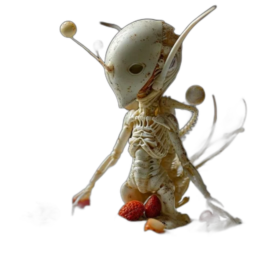 robot, creature, food, staff transparent PNG cut-out