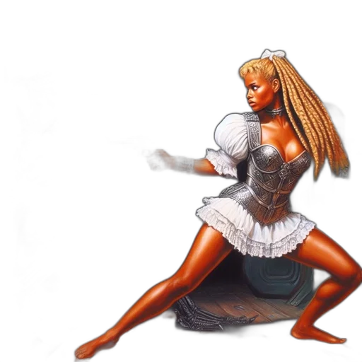 dress, concept art, fantasy art, 3d render transparent PNG cut-out