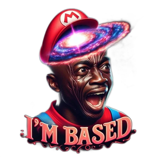 hat, face, 3d render, concept art transparent PNG cut-out
