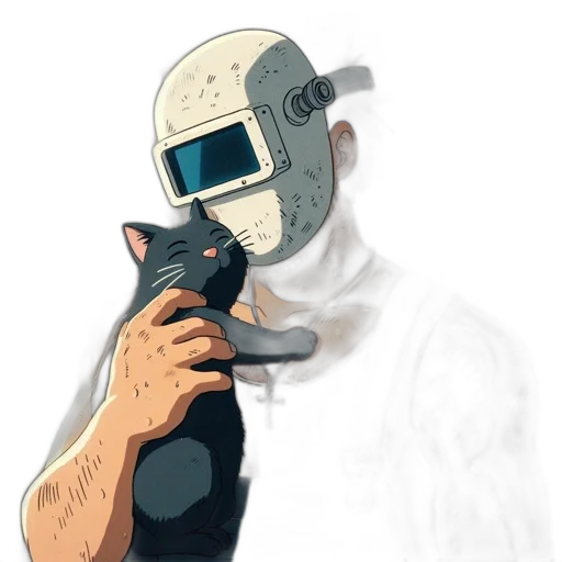 robot, mask, weapon, face transparent PNG cut-out