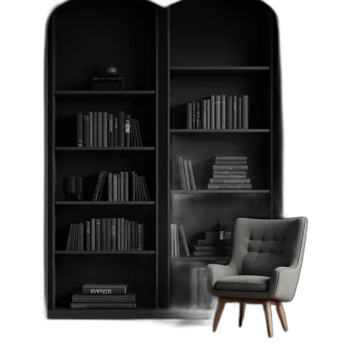 furniture, 3d render, concept art, photorealistic transparent PNG cut-out