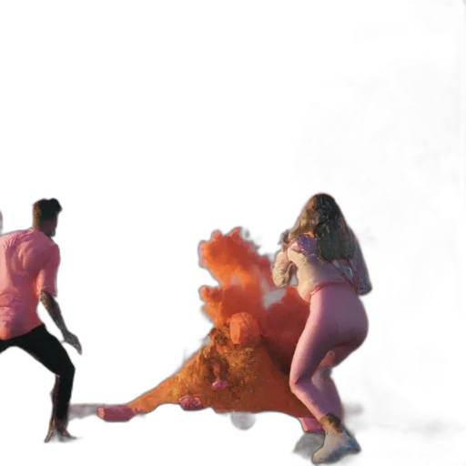 dress, creature, hair, concept art transparent PNG cut-out