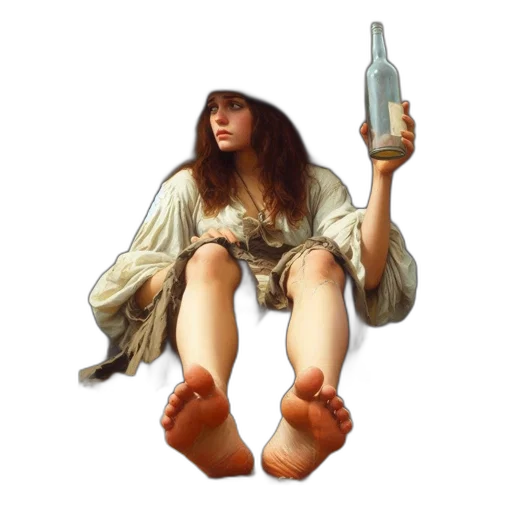 shoes, weapon, staff, bottle transparent PNG cut-out