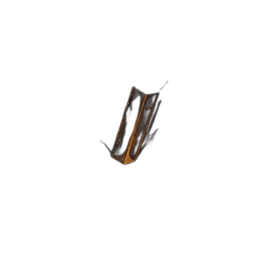 shoes, staff, hair, weapon transparent PNG cut-out