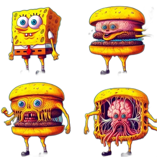 food, creature, animal, concept art transparent PNG cut-out