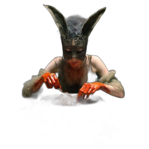 creature, animal, mask, staff transparent PNG cut-out