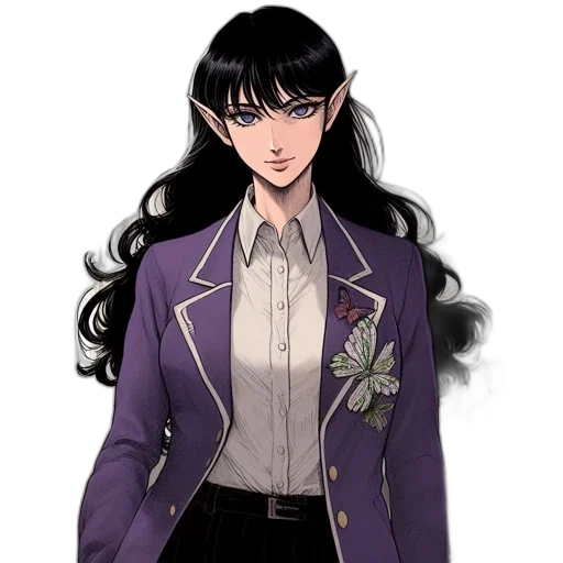 staff, jacket, dress, weapon transparent PNG cut-out