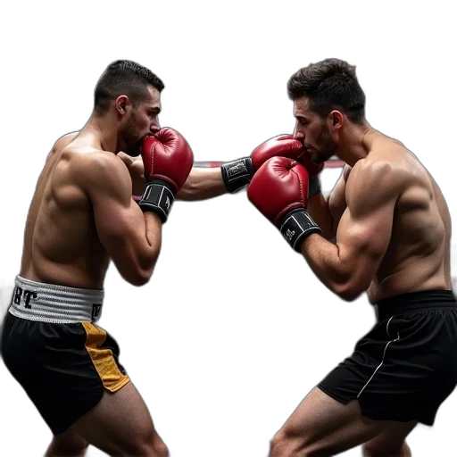 photorealistic, boxing, class, city transparent PNG cut-out