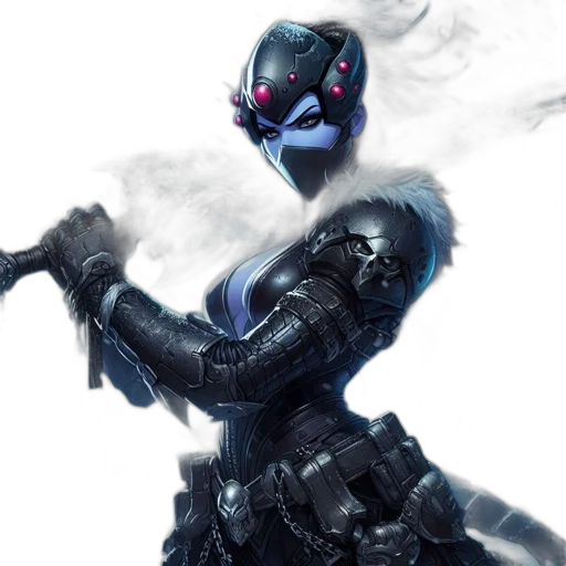 mask, robot, concept art, cyberpunk transparent PNG cut-out