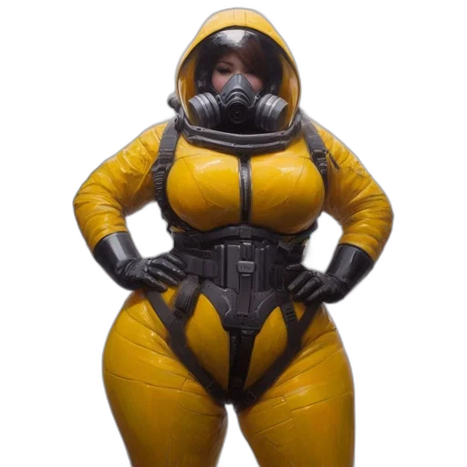 jacket, dress, robot, mask transparent PNG cut-out